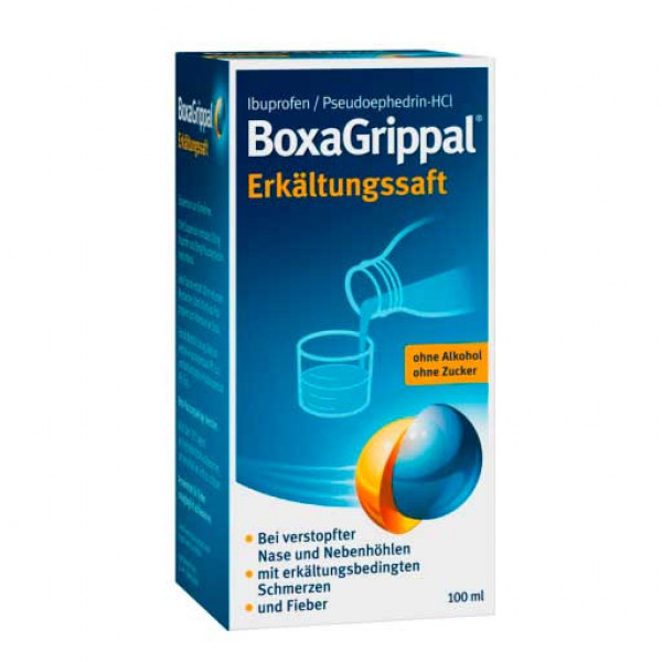Сироп от простуды и гриппа BOXAGRIPPAL Erkältungssaft 100 мл ANGELINI Pharma Сироп от простуды и гриппа BOXAGRIPPAL Erkältungssaft 100 мл ANGELINI Pharma