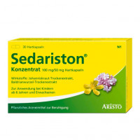 Капсулы для успокоения нервов SEDARISTON Konzentrat Hartkapseln 30 шт Aristo Pharma