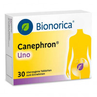 Таблетки без покрытия от цистита CANEPHRON Uno überzogene Tabletten 30 шт Bionorica