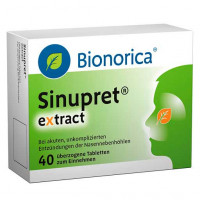 Таблетки от насморка SINUPRET extract überzogene Tabletten 40 шт Bionorica