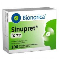 Таблетки от насморка SINUPRET forte überzogene Tabletten 100 шт Bionorica
