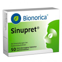 Таблетки от насморка SINUPRET überzogene Tabletten 50 шт Bionorica