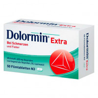 Средство от боли DOLORMIN Extra Filmtabletten 50 таблеток Dolormin