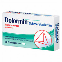 Средство от боли DOLORMIN Filmtabletten 30 таблеток Dolormin