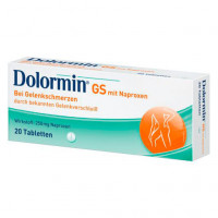 Средство от боли в суставах DOLORMIN GS mit Naproxen 20 таблеток Dolormin