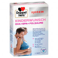 Капсулы для ранней фазы беременности DOPPELHERZ Kinderwunsch system Kapseln 30 шт DoppelHerz