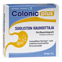 Препарат для успокаивания желудка Colonic plus Suoliston rauhoittaja 60 капсул Hankintatukku