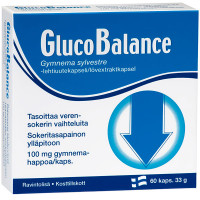 Экстракт листа Gymnema для регулировки уровня сахара в крови GlucoBalance 60 капсул Hankintatukku