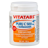 Витамины Vitatabs PURU C 500 + биофлавоноиды 100 таблеток Hankintatukku