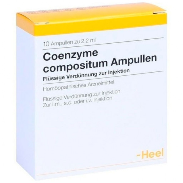 Гомеопатическое лекарственное средство в ампулах COENZYME COMPOSITUM Ampullen 10 шт Heel Гомеопатическое лекарственное средство в ампулах COENZYME COMPOSITUM Ampullen 10 шт Heel