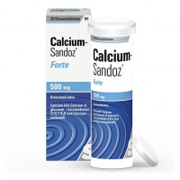 Шипучие таблетки с кальцием CALCIUM SANDOZ forte Brausetabletten 20 шт HEXAL