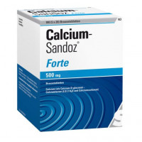Шипучие таблетки с кальцием CALCIUM SANDOZ forte Brausetabletten 5X20 шт HEXAL