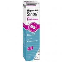 Шипучие таблетки с магнием MAGNESIUM SANDOZ 243 mg Brausetabletten 20 шт HEXAL