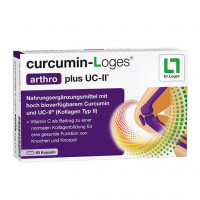 Пищевая добавка с куркумином для суставов и хрящей CURCUMIN-LOGES arthro plus UC-II Kapseln 60 шт Loges