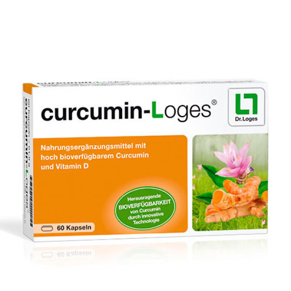 Капсулы с корнем куркумы CURCUMIN-LOGES Kapseln 60 шт Loges Капсулы с корнем куркумы CURCUMIN-LOGES Kapseln 60 шт Loges