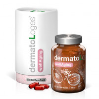 Веганские косметические капсулы для гладкой кожи и естественного сияния DERMATOLOGES wellAging Hartkapseln 60 шт Loges Веганские косметические капсулы для гладкой кожи и естественного сияния DERMATOLOGES wellAging Hartkapseln 60 шт Loges