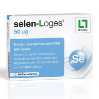 Пищевая добавка с селеном SELEN-LOGES 50 μg Filmtabletten 60 шт Loges