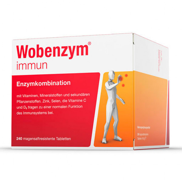 Препарат для иммунной системы WOBENZYM immun Tabletten 240 таблеток MUCOS Препарат для иммунной системы WOBENZYM immun Tabletten 240 таблеток MUCOS