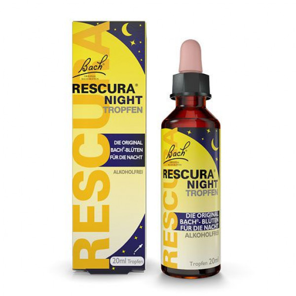 Капли для сна BACHBLÜTEN Original Rescura Night Tropfen alk.frei 20 мл Nelsons Капли для сна BACHBLÜTEN Original Rescura Night Tropfen alk.frei 20 мл Nelsons