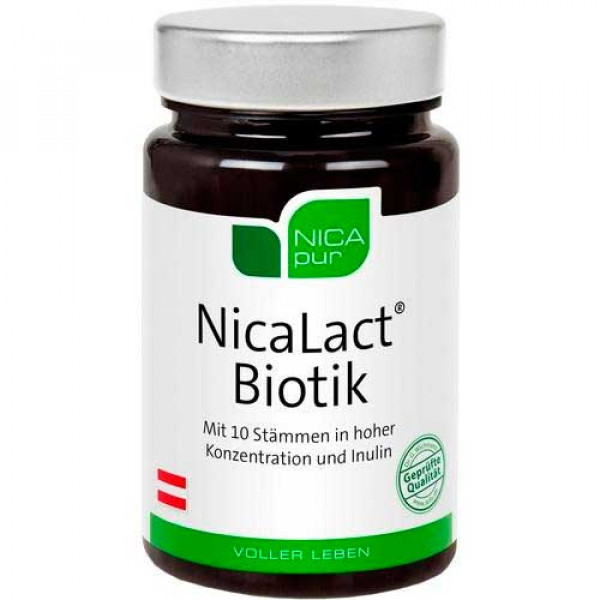 Пищевая добавка с лакто бактериями NICAPUR NicaLact Biotik 20 шт NICAPUR Пищевая добавка с лакто бактериями NICAPUR NicaLact Biotik 20 шт NICAPUR