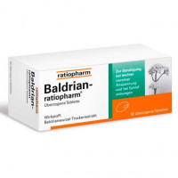 Экстракт корня валерианы BALDRIAN-RATIOPHARM überzogene Tabletten 60 шт RatioPharm