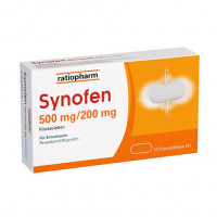 Таблетки от боли SYNOFEN 500 mg/200 mg Filmtabletten 10 шт RatioPharm