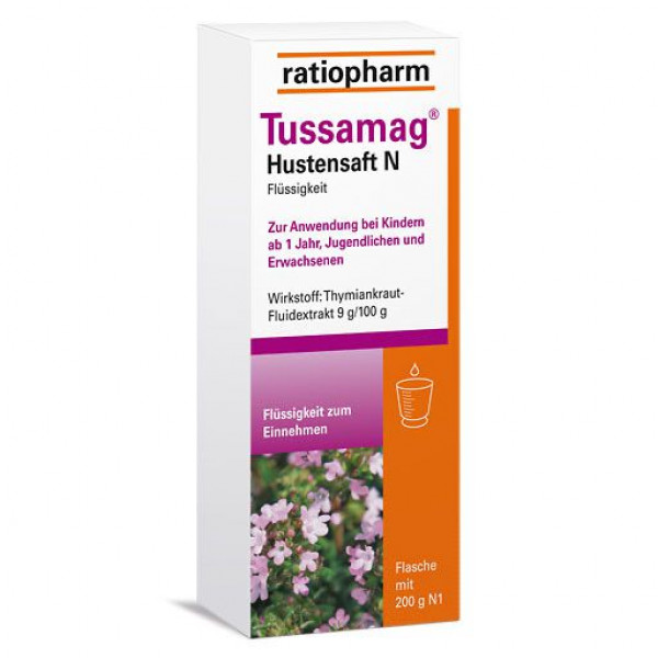 Сироп от кашля TUSSAMAG Hustensaft N 200 гр RatioPharm Сироп от кашля TUSSAMAG Hustensaft N 200 гр RatioPharm