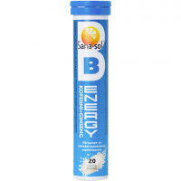 Шипучие таблетки с витамином B C и кофеином B-Energy Kofeiini 15 шт Sana-Sol