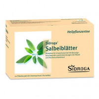 Чай с шалфеем при воспалении слизистой оболочки рта и горла SIDROGA Salbeiblätter Tee Filterbeutel 20 шт SIDROGA