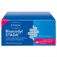 Таблетки от запоров BISACODYL STADA 5 mg magensaftres. überzog. Tabl.  100 шт Stada