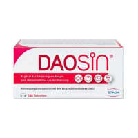 Фермент для расщепления гистамина в кишечнике DAOSIN Tabletten 120 таблеток Stada