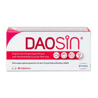Фермент для расщепления гистамина в кишечнике DAOSIN Tabletten 30 таблеток Stada