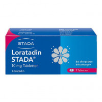 Лоратадин для лечения аллергии LORATADIN STADA 10 mg Allerg Tabletten 7 шт Stada