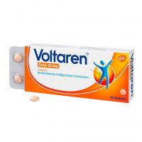 Таблетки от боли 25 мг диклофенака калия VOLTAREN Dolo 25 mg überzogene Tabletten 10 шт VOLTAREN