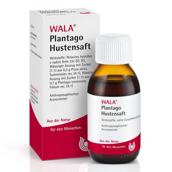 Сироп от кашля PLANTAGO HUSTENSAFT 90 мл WALA Сироп от кашля PLANTAGO HUSTENSAFT 90 мл WALA