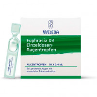 Капли для глаз Euphrasia D3 Augentropfen 10 Х 0,4 мл Weleda