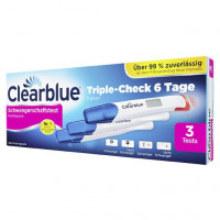 Тест на беременность CLEARBLUE Schwangerschaftst.TripleCheck ultra-früh 3 шт wick