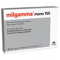 Для нервной системы витаминов В1 MILGAMMA mono 150 überzogene Tabletten 30 шт Worwag