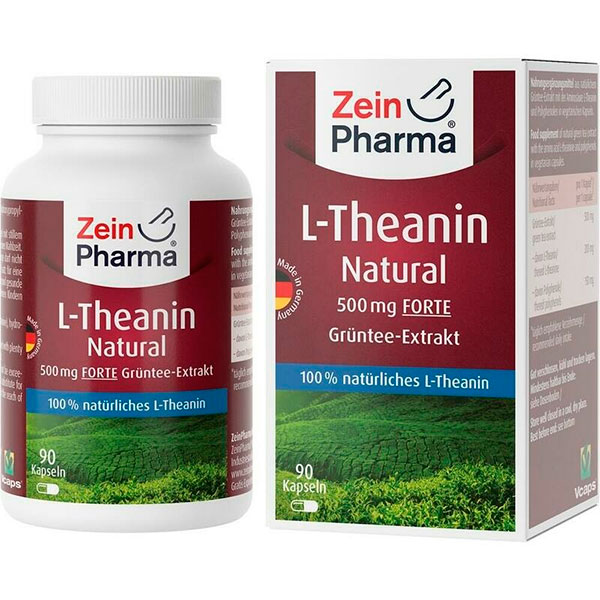 Аминокислота L-THEANIN Natural 500 mg Kapseln 90 капсул Zein Pharma Аминокислота L-THEANIN Natural 500 mg Kapseln 90 капсул Zein Pharma