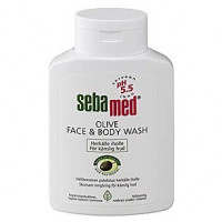 Жидкость для очистки лица и тела OLIVE FACE & BODY WASH 200 мл SebaMed